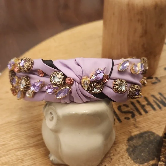Whimsically Jewelled Head Band - Picture 3 of 4